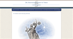 Desktop Screenshot of drboldizsar.hu
